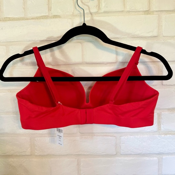 NWT Soma Enbliss Push-up Demi Bra Underwire 38 B Cherry Red Back Hook #0051 - Picture 2 of 8